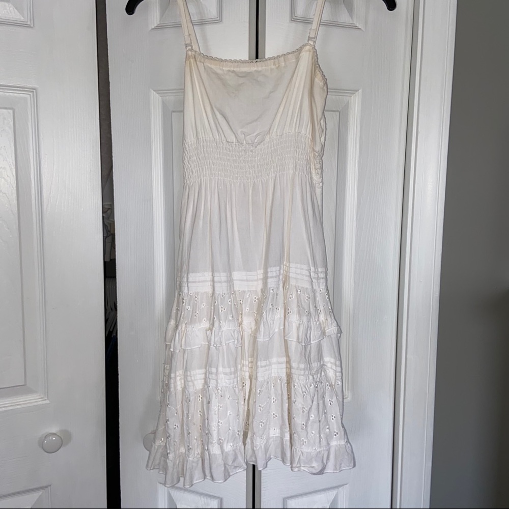 white dress